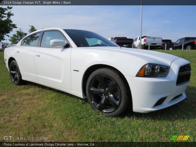 Bright White / Black 2014 Dodge Charger R/T