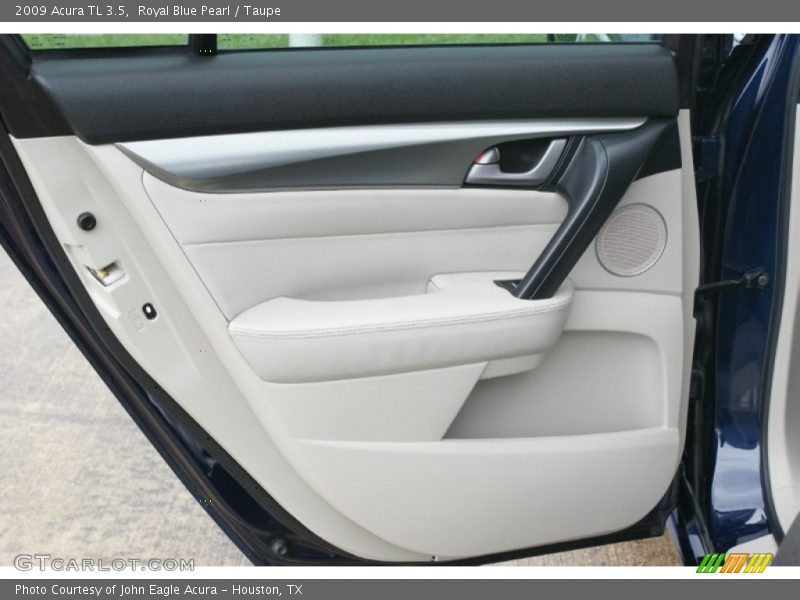 Royal Blue Pearl / Taupe 2009 Acura TL 3.5