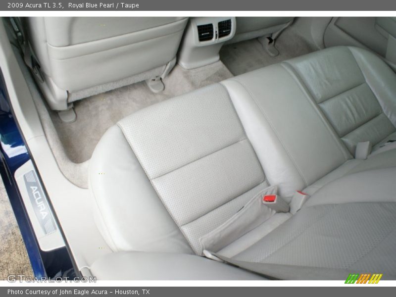 Royal Blue Pearl / Taupe 2009 Acura TL 3.5