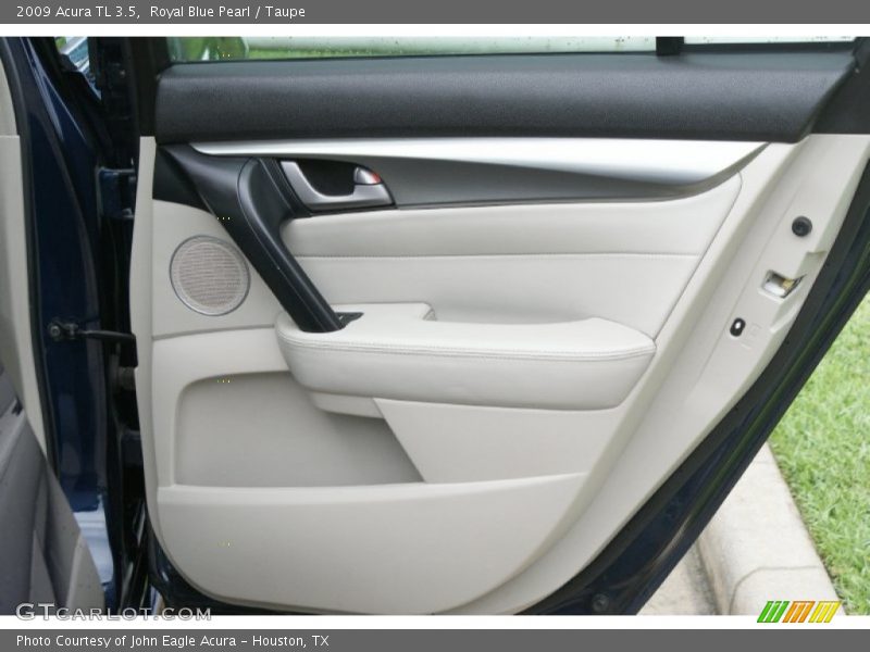 Royal Blue Pearl / Taupe 2009 Acura TL 3.5