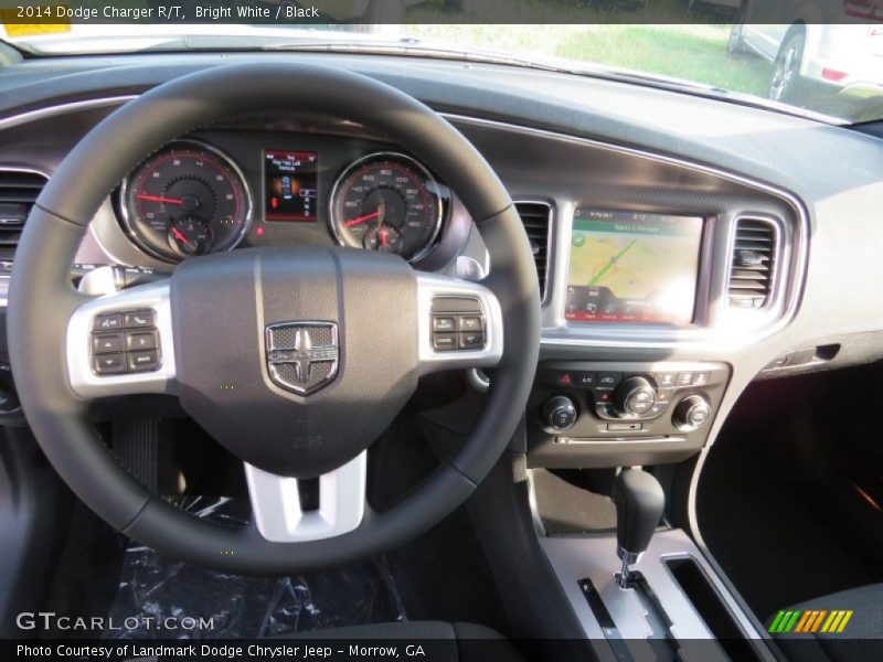 Bright White / Black 2014 Dodge Charger R/T