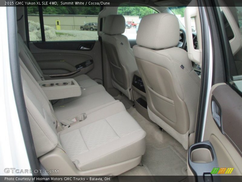 Summit White / Cocoa/Dune 2015 GMC Yukon XL SLE 4WD