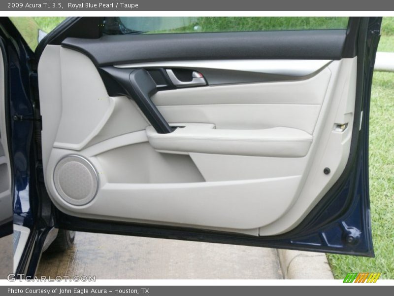 Royal Blue Pearl / Taupe 2009 Acura TL 3.5