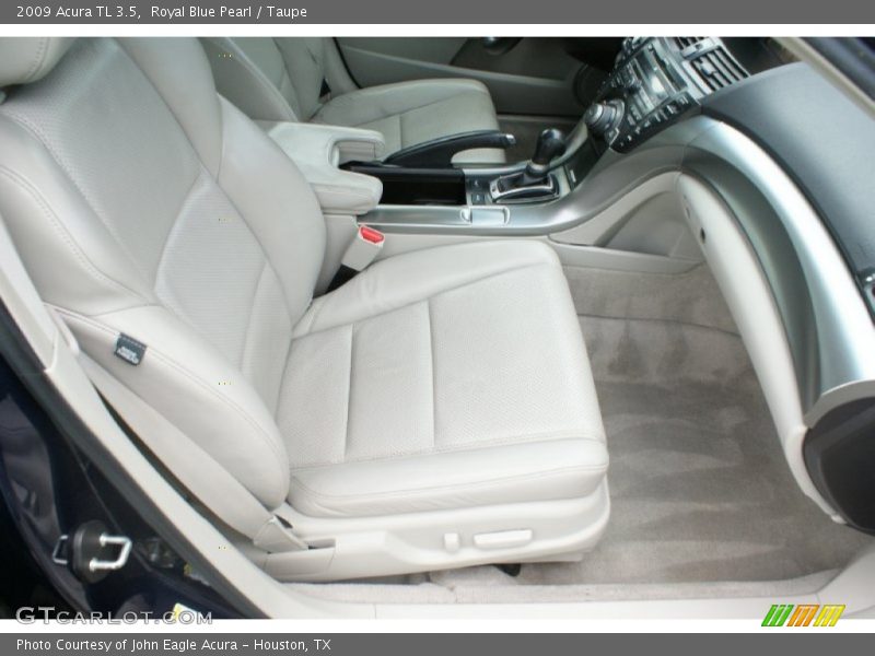 Royal Blue Pearl / Taupe 2009 Acura TL 3.5