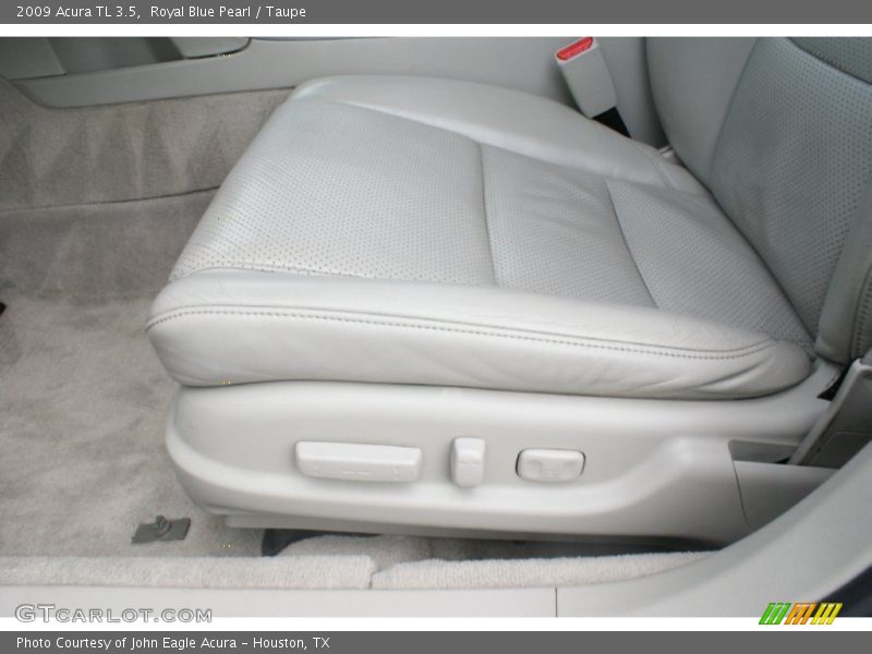 Royal Blue Pearl / Taupe 2009 Acura TL 3.5