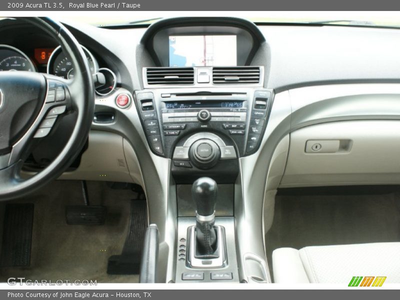 Royal Blue Pearl / Taupe 2009 Acura TL 3.5