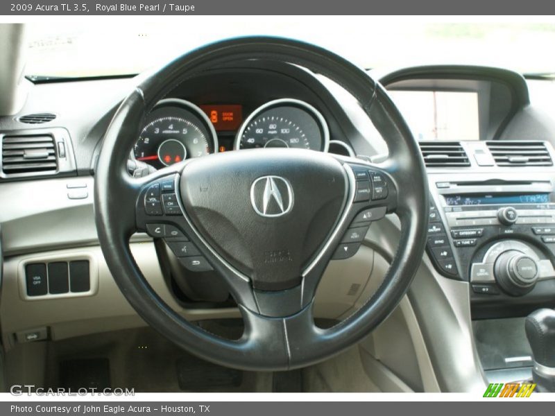 Royal Blue Pearl / Taupe 2009 Acura TL 3.5