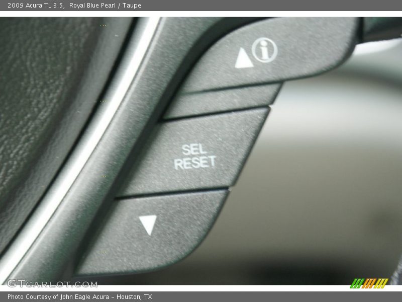Royal Blue Pearl / Taupe 2009 Acura TL 3.5