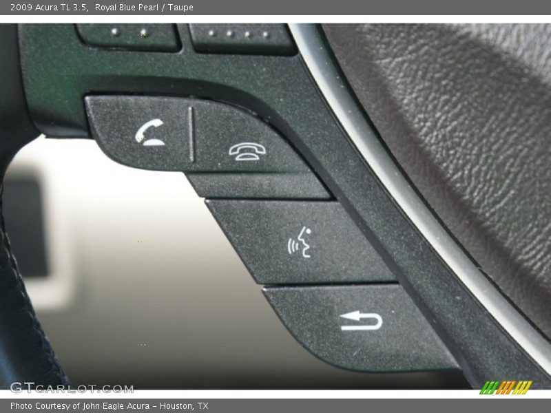 Royal Blue Pearl / Taupe 2009 Acura TL 3.5