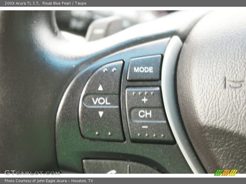 Royal Blue Pearl / Taupe 2009 Acura TL 3.5