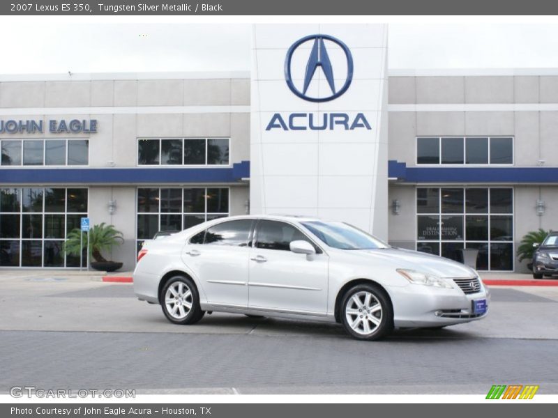Tungsten Silver Metallic / Black 2007 Lexus ES 350