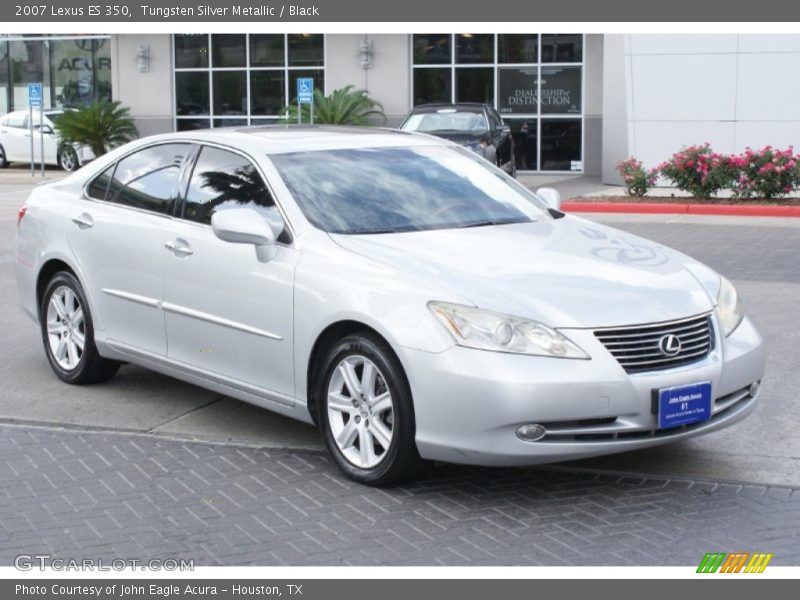 Tungsten Silver Metallic / Black 2007 Lexus ES 350