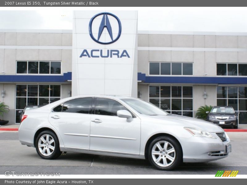Tungsten Silver Metallic / Black 2007 Lexus ES 350
