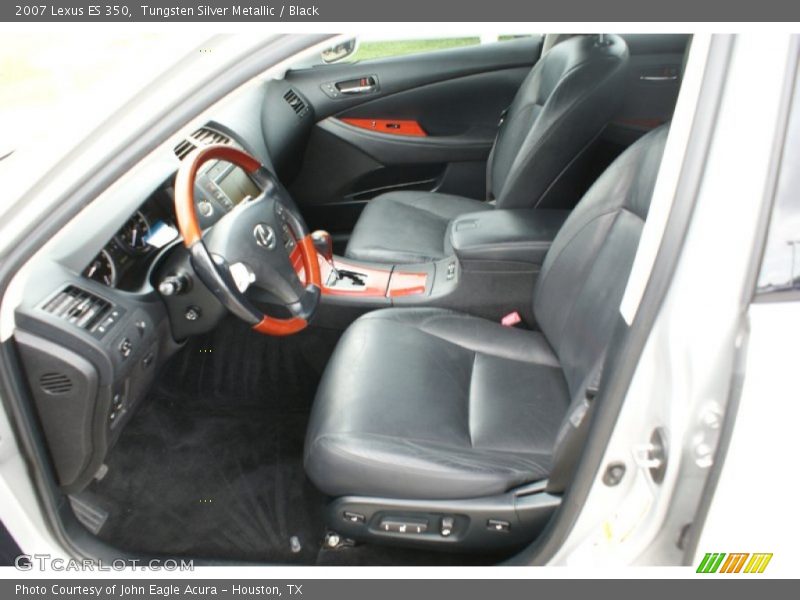 Tungsten Silver Metallic / Black 2007 Lexus ES 350