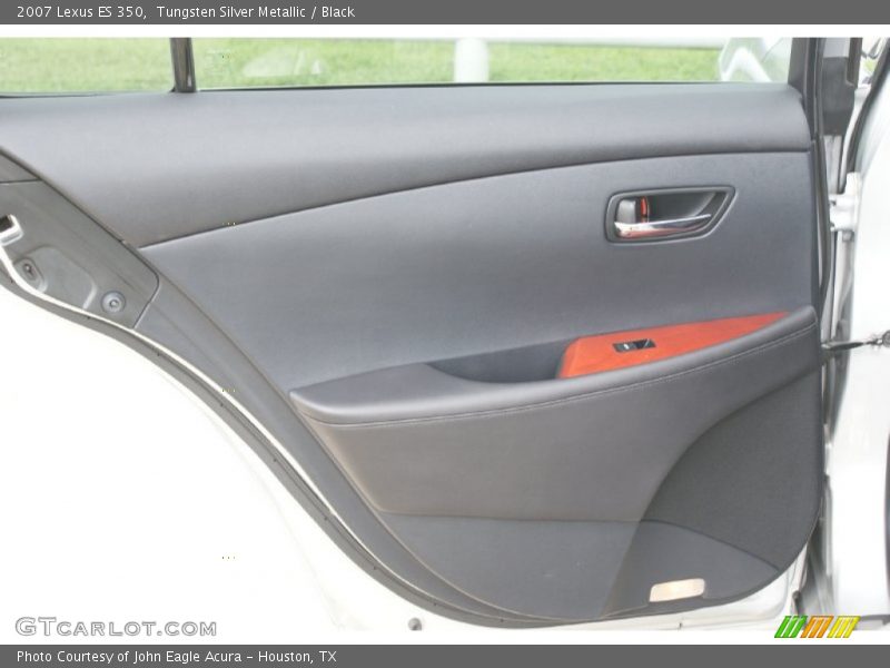 Tungsten Silver Metallic / Black 2007 Lexus ES 350