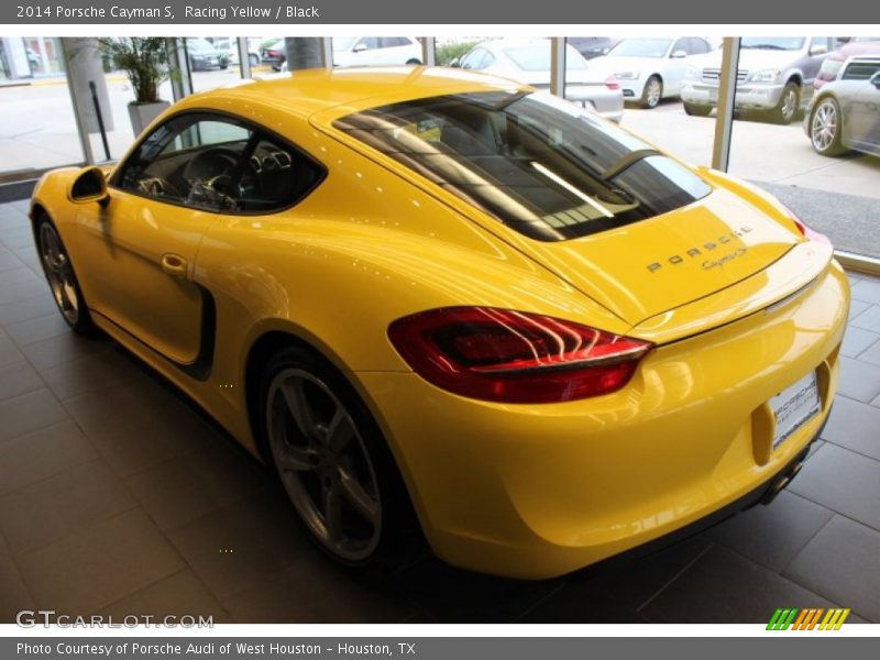 Racing Yellow / Black 2014 Porsche Cayman S
