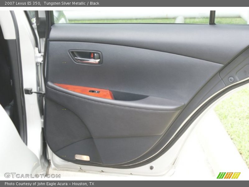 Tungsten Silver Metallic / Black 2007 Lexus ES 350