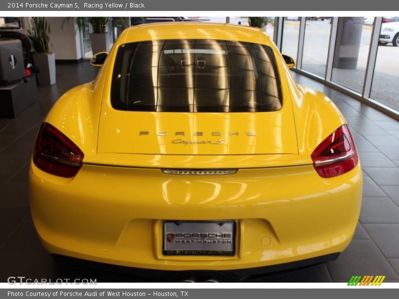 Racing Yellow / Black 2014 Porsche Cayman S