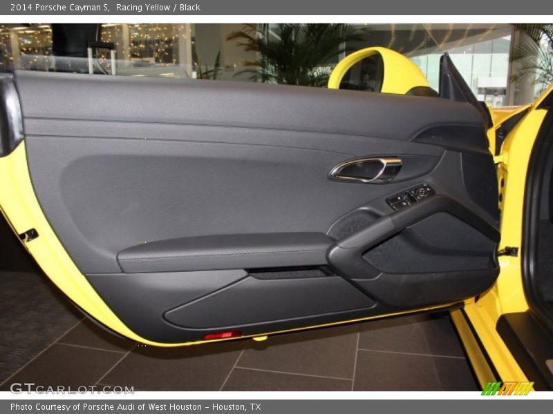 Racing Yellow / Black 2014 Porsche Cayman S