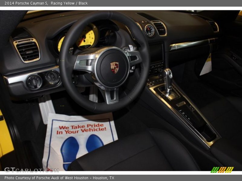 Racing Yellow / Black 2014 Porsche Cayman S