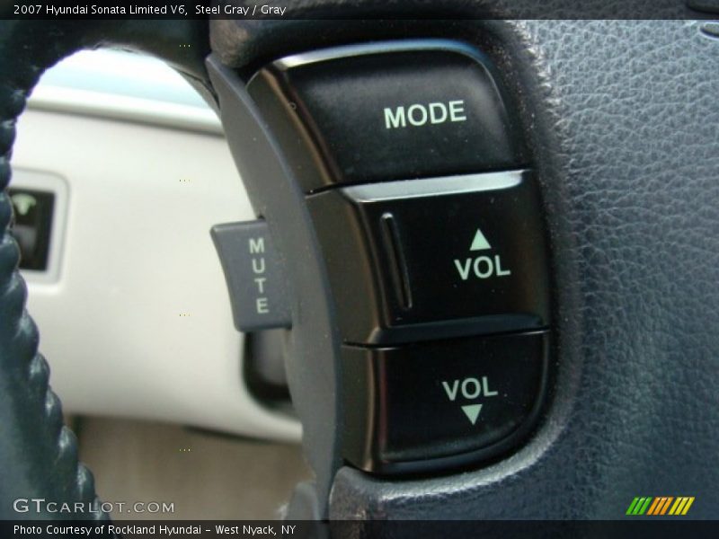 Steel Gray / Gray 2007 Hyundai Sonata Limited V6