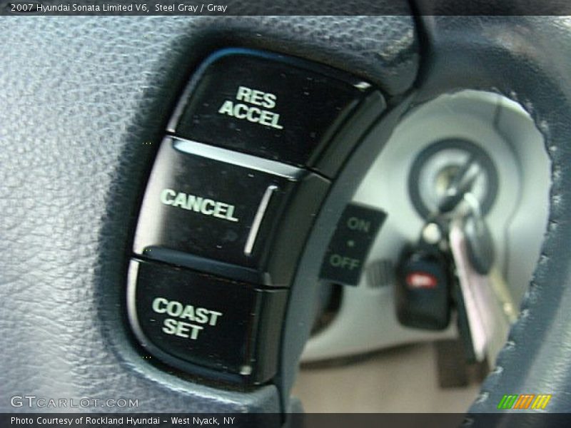 Steel Gray / Gray 2007 Hyundai Sonata Limited V6