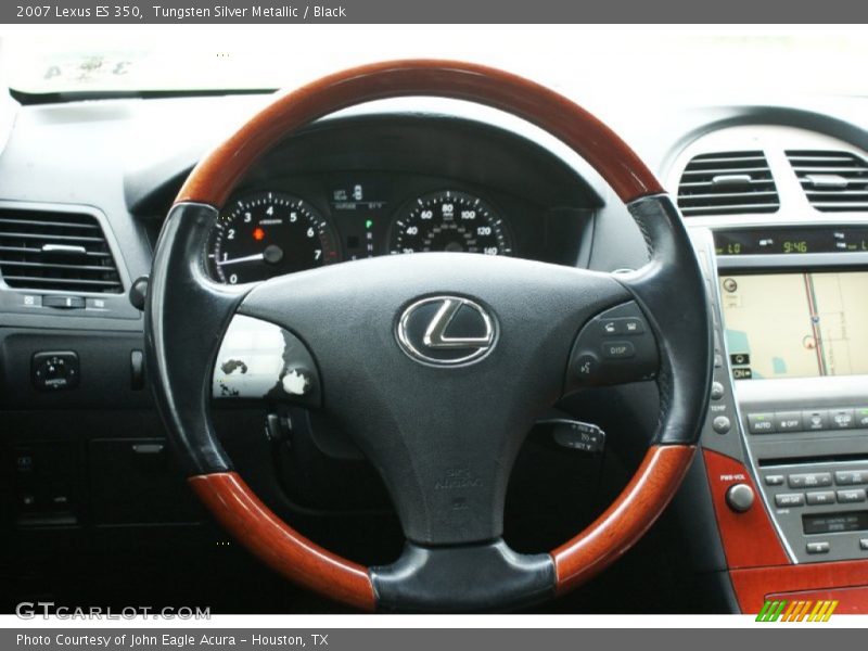 Tungsten Silver Metallic / Black 2007 Lexus ES 350