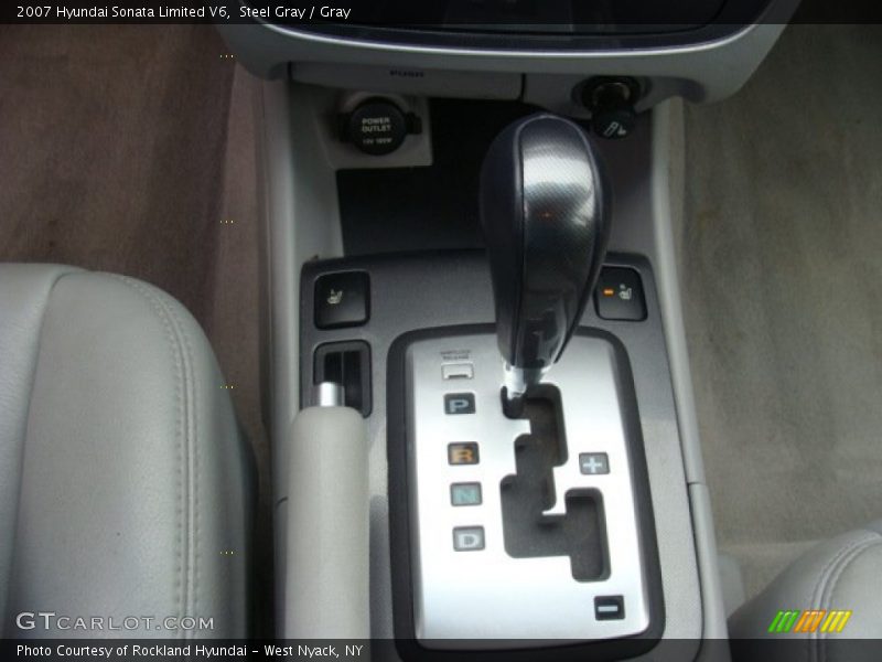 Steel Gray / Gray 2007 Hyundai Sonata Limited V6