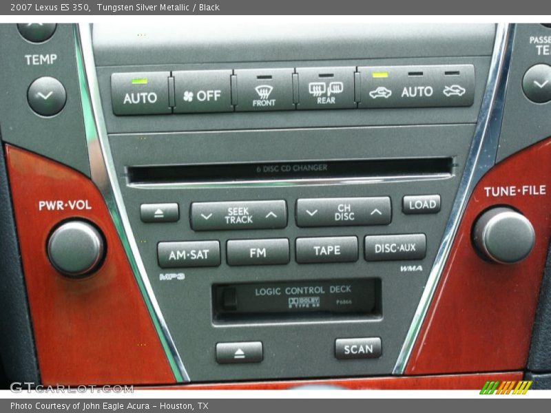 Tungsten Silver Metallic / Black 2007 Lexus ES 350