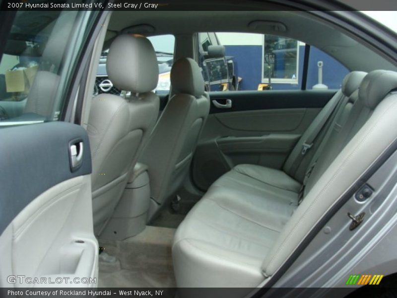 Steel Gray / Gray 2007 Hyundai Sonata Limited V6