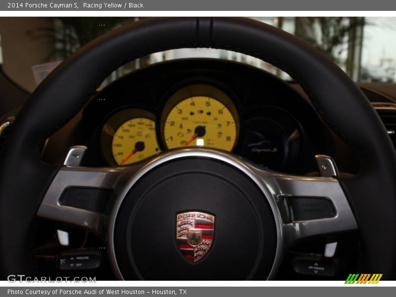 Racing Yellow / Black 2014 Porsche Cayman S