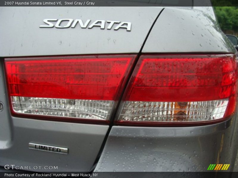 Steel Gray / Gray 2007 Hyundai Sonata Limited V6