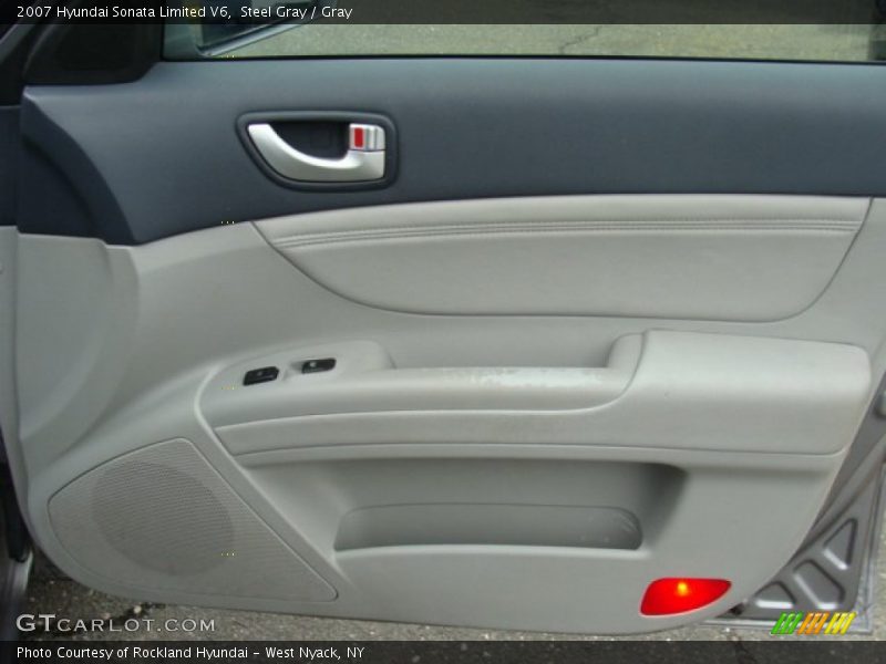 Steel Gray / Gray 2007 Hyundai Sonata Limited V6