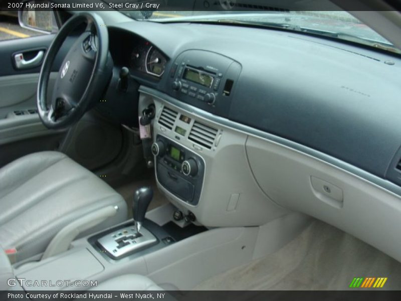 Steel Gray / Gray 2007 Hyundai Sonata Limited V6