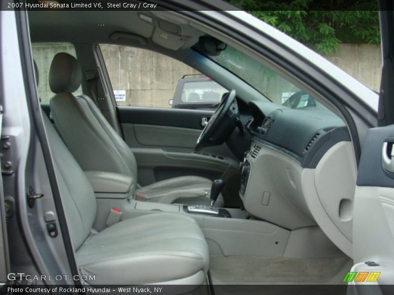 Steel Gray / Gray 2007 Hyundai Sonata Limited V6