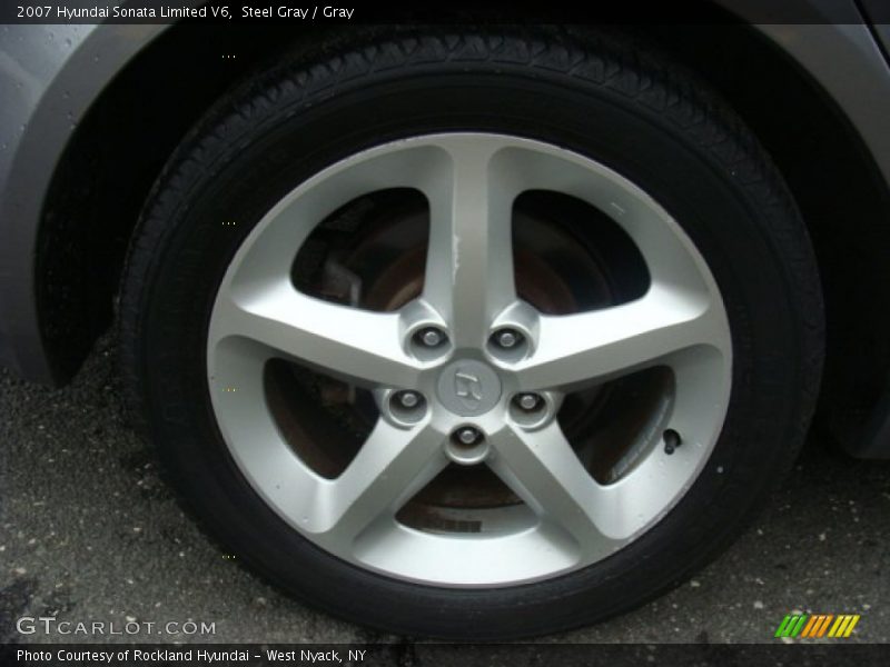 Steel Gray / Gray 2007 Hyundai Sonata Limited V6