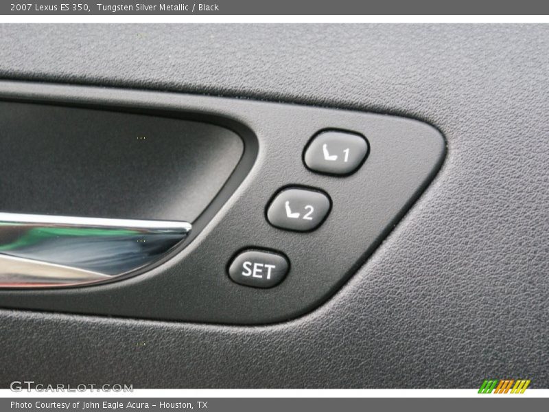 Tungsten Silver Metallic / Black 2007 Lexus ES 350