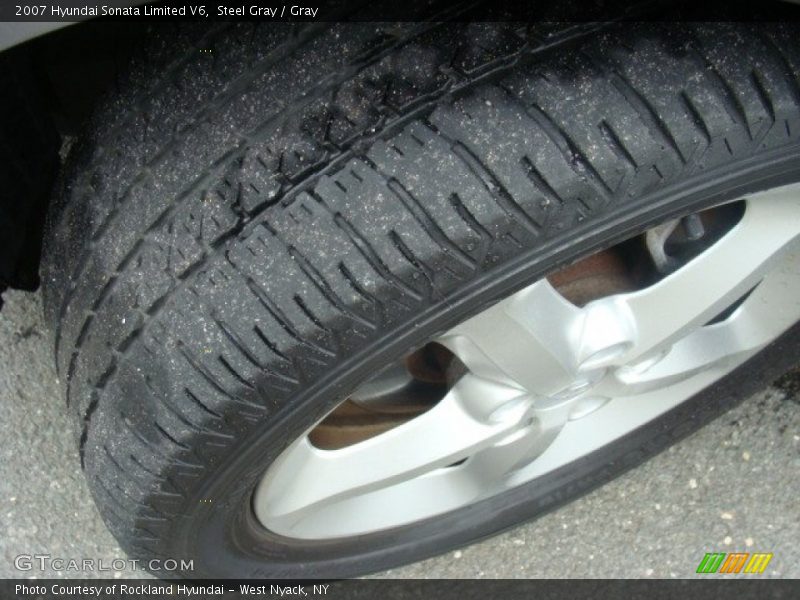 Steel Gray / Gray 2007 Hyundai Sonata Limited V6