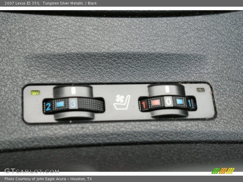 Tungsten Silver Metallic / Black 2007 Lexus ES 350