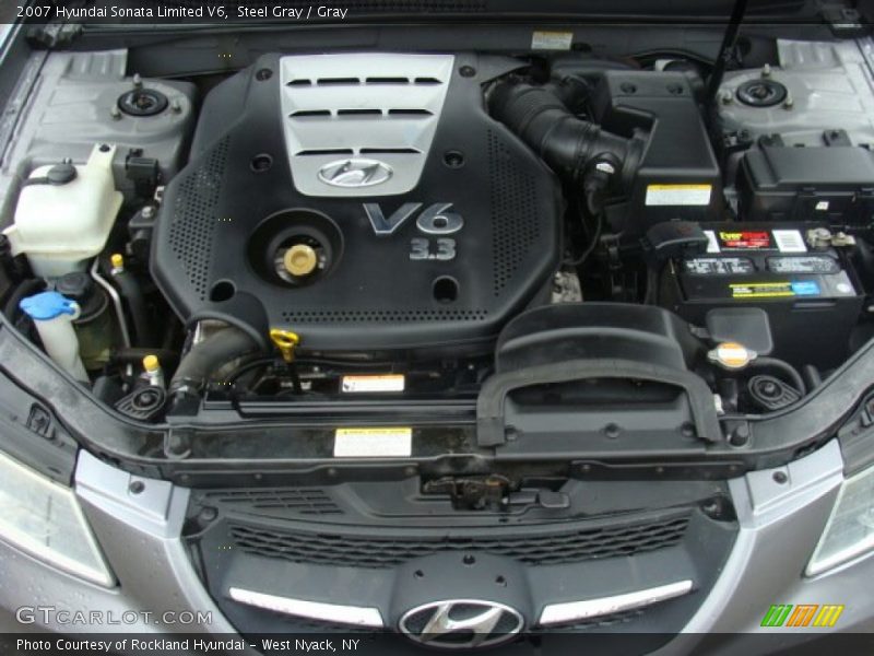 Steel Gray / Gray 2007 Hyundai Sonata Limited V6