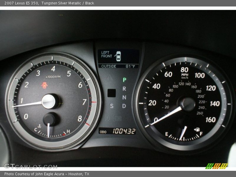 Tungsten Silver Metallic / Black 2007 Lexus ES 350