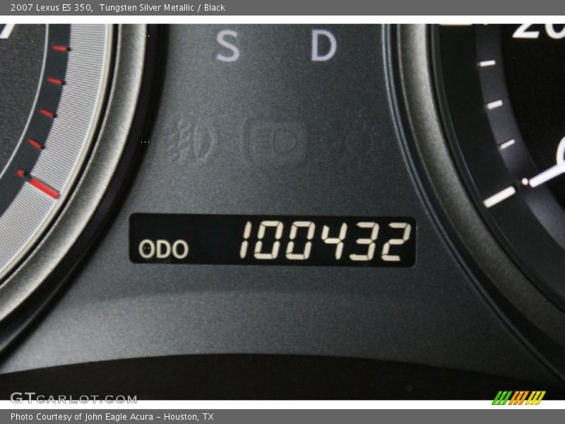 Tungsten Silver Metallic / Black 2007 Lexus ES 350