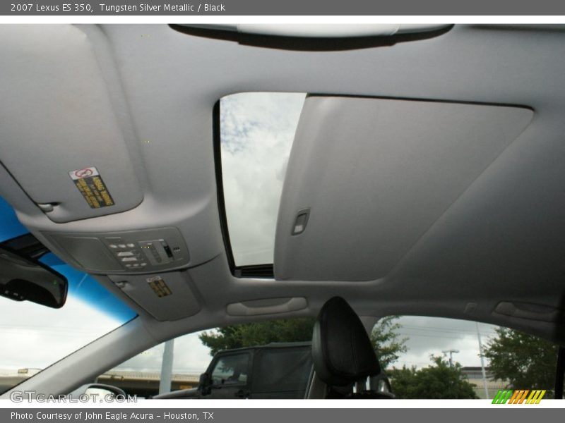 Tungsten Silver Metallic / Black 2007 Lexus ES 350