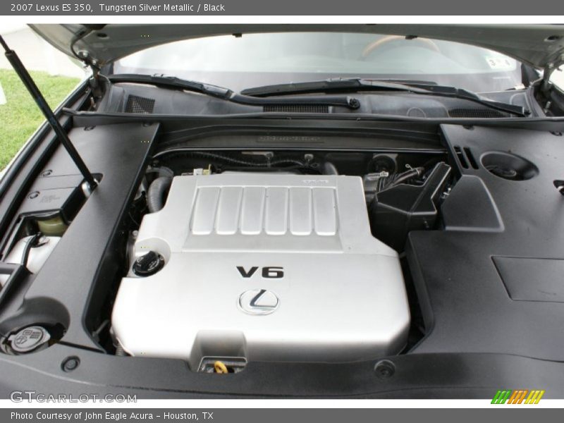 Tungsten Silver Metallic / Black 2007 Lexus ES 350
