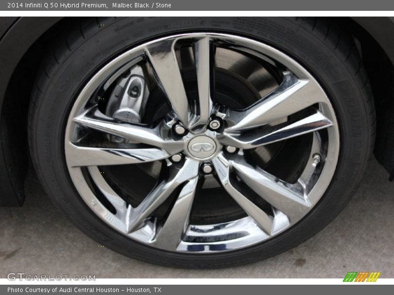Malbec Black / Stone 2014 Infiniti Q 50 Hybrid Premium