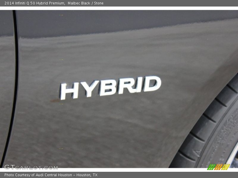 Malbec Black / Stone 2014 Infiniti Q 50 Hybrid Premium