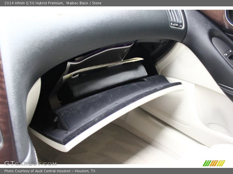 Malbec Black / Stone 2014 Infiniti Q 50 Hybrid Premium