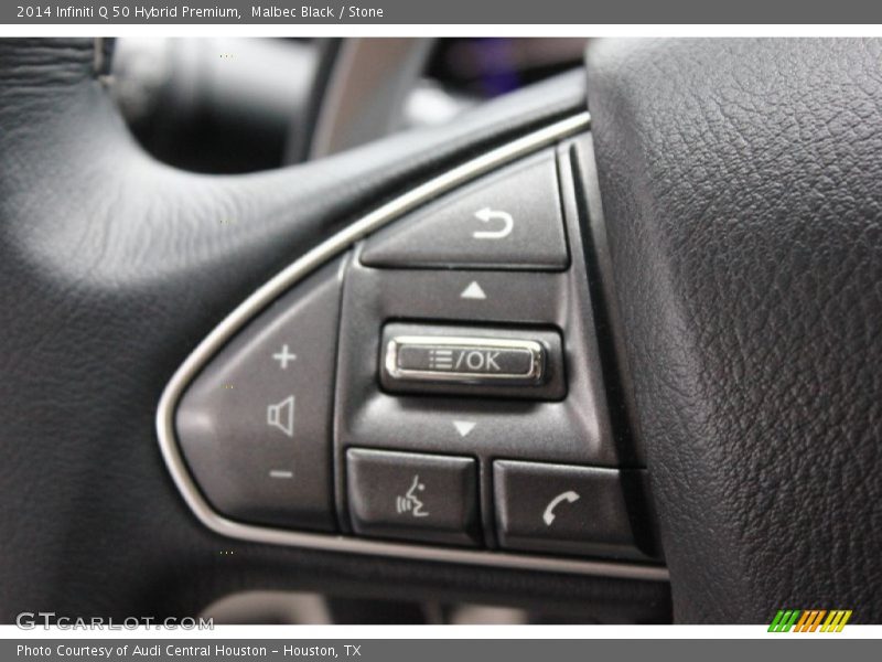 Malbec Black / Stone 2014 Infiniti Q 50 Hybrid Premium
