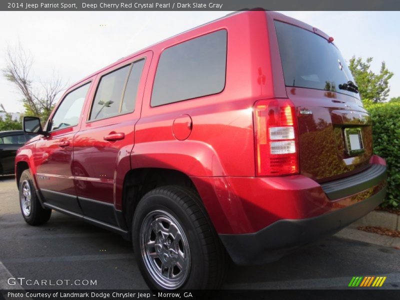 Deep Cherry Red Crystal Pearl / Dark Slate Gray 2014 Jeep Patriot Sport