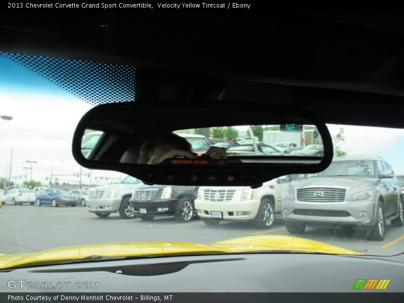 Velocity Yellow Tintcoat / Ebony 2013 Chevrolet Corvette Grand Sport Convertible